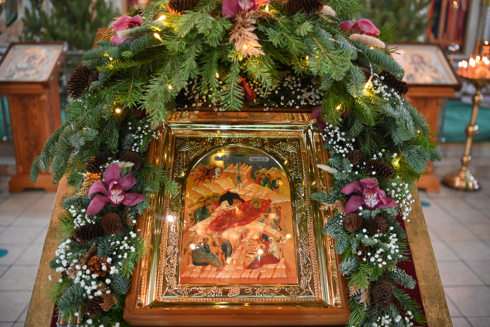 Read more about the article Навечерие Рождества Христова в главном храме Костанайской епархии